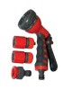 Pistol de stropit cu 7 functii + 3 mufe conectoare 1/2"